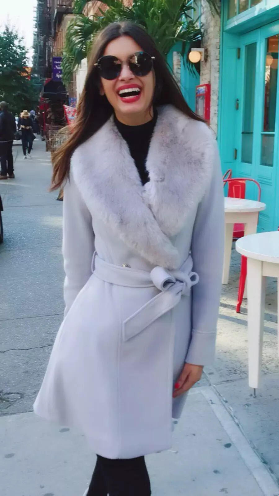 Faux fur coat Faux fur coat