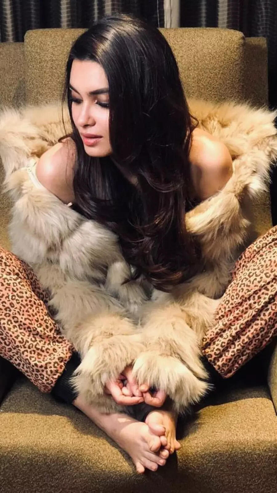 Faux fur tops Faux fur tops