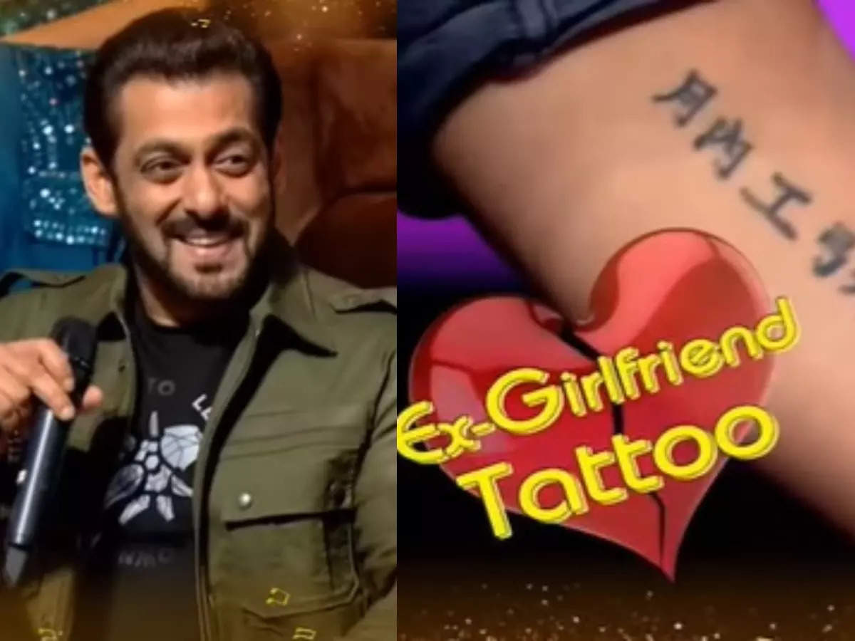 A fan who tattooed the image of Salman Khan on her chest Why should you be  single  Time News