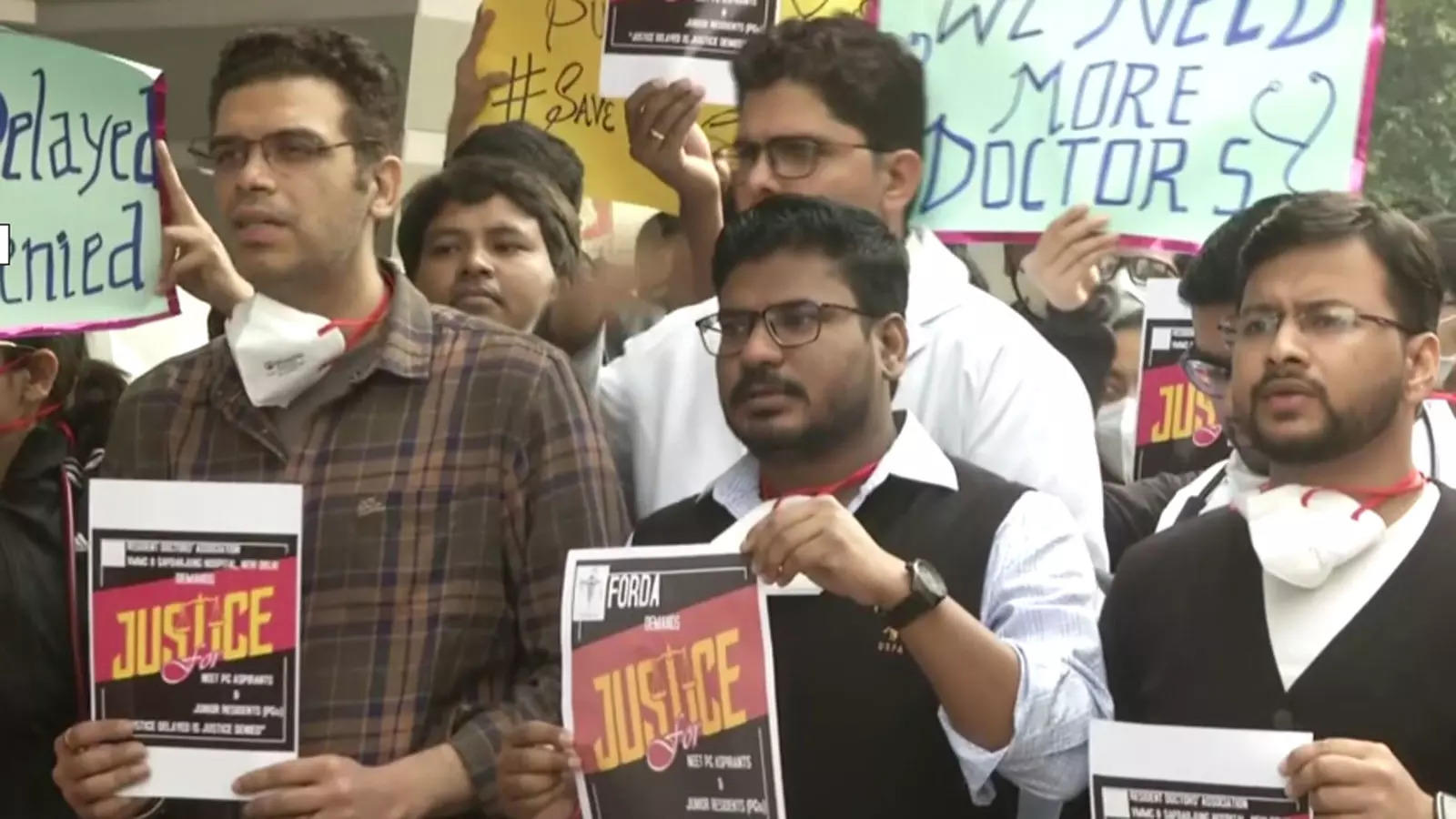 Resident doctors call for nationwide protest over delay in NEET-PG  Counselling 2021 | News - Times of India Videos