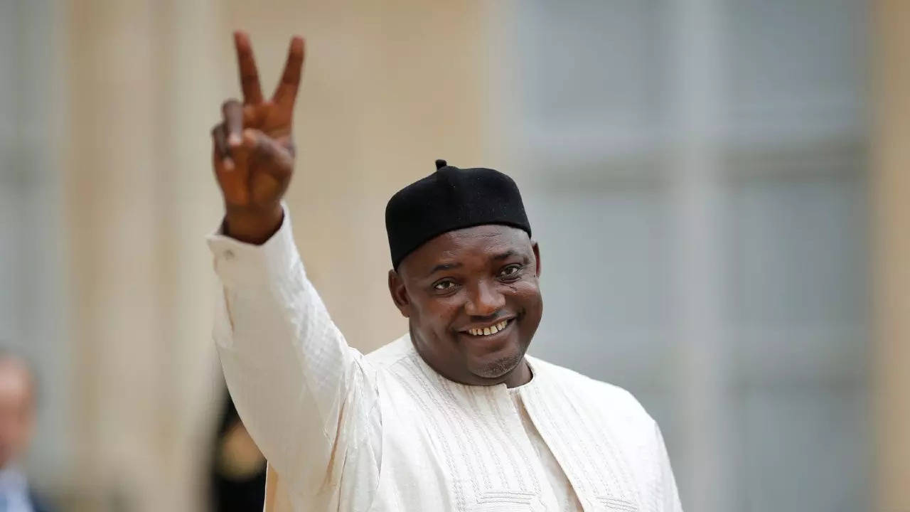 Gambia, Adama Barrow comfortably won a second term in The Gambia's presidential election, with thousands of his supporters celebrating in the streets of Banjul. (AFP photo)