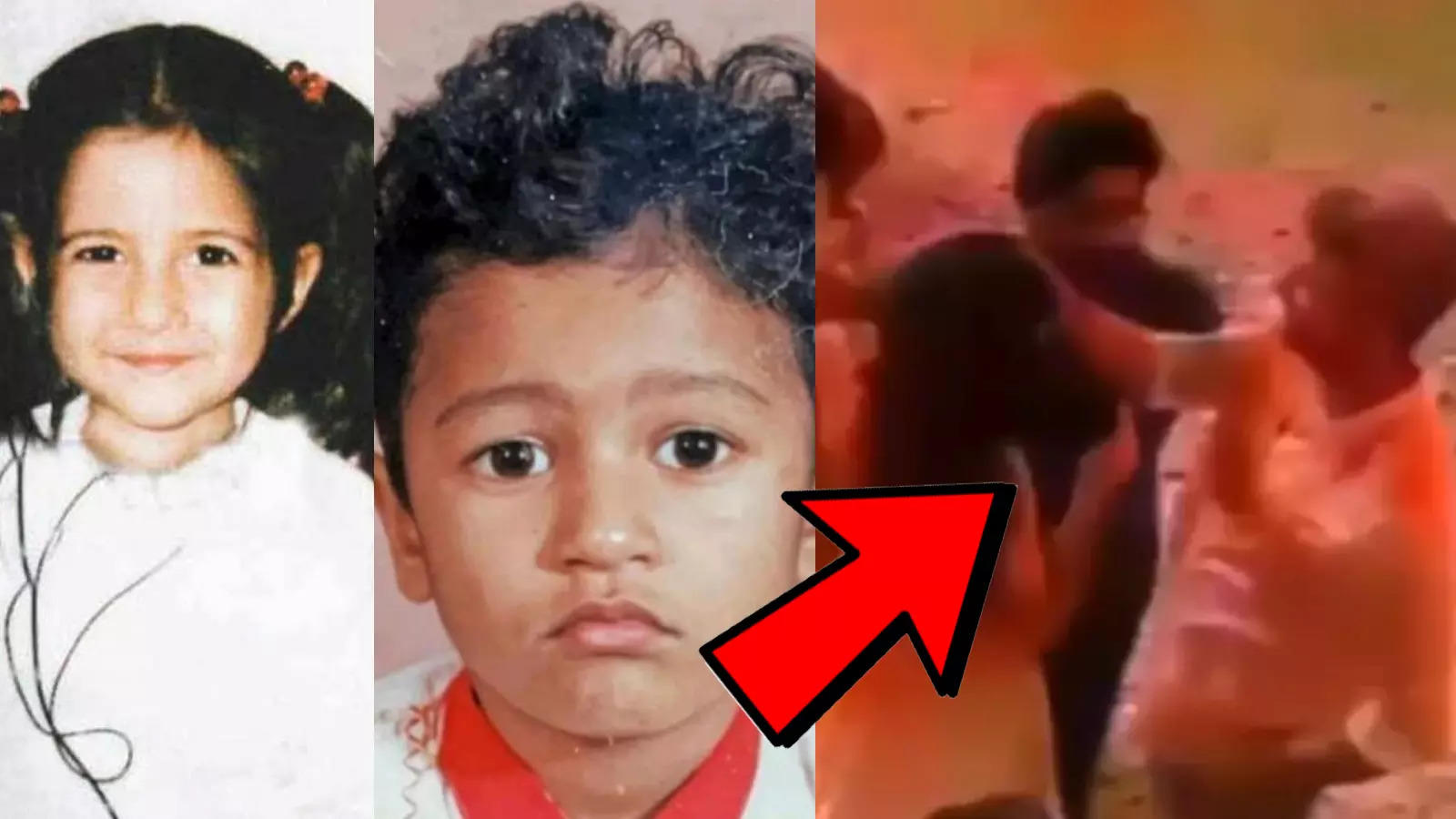 Amid Wedding Festivities Vicky Kaushal Katrina Kaif S Childhood Pics Unseen Video Of The Couple From Isha Ambani Holi Bash Go Viral Hindi Movie News Bollywood Times Of India