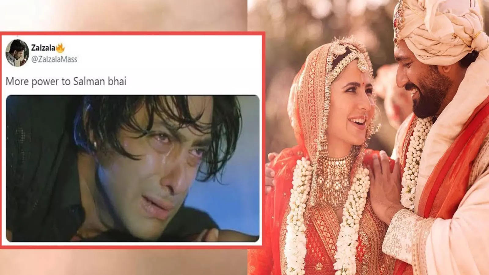 Hilarious memes on Salman Khan go viral after Vicky Kaushal-Katrina Kaif  wedding | Hindi Movie News - Bollywood - Times of India