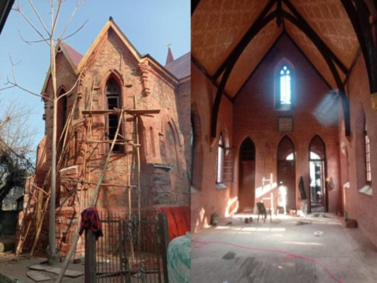 Srinagar’s 125-year-old Saint Lukes Church reopens just before Christmas