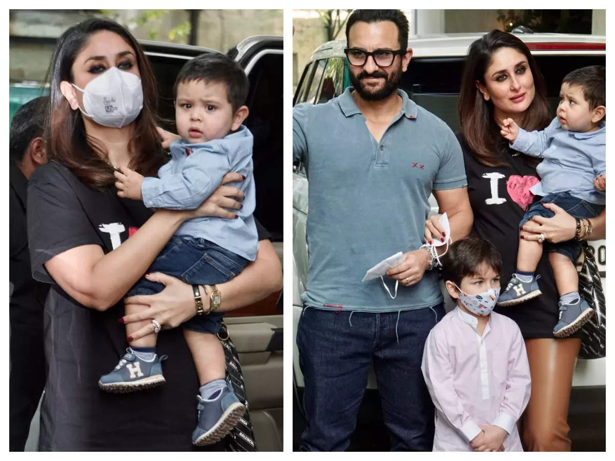 After recovering from COVID-19, Kareena Kapoor steps out with Saif Ali Khan to attend the annual Christmas brunch at Shashi Kapoor's residence along with Taimur and Jehangir – See pics