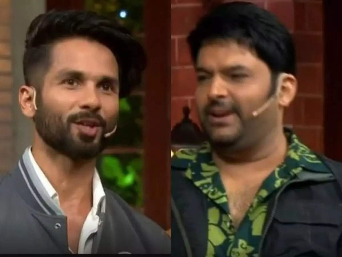 The Kapil Sharma Show: Shahid Kapoor shares his 5-yr-old daughter Misha  calls him anytime of the day and that's his best feeling as a dad - Times  of India