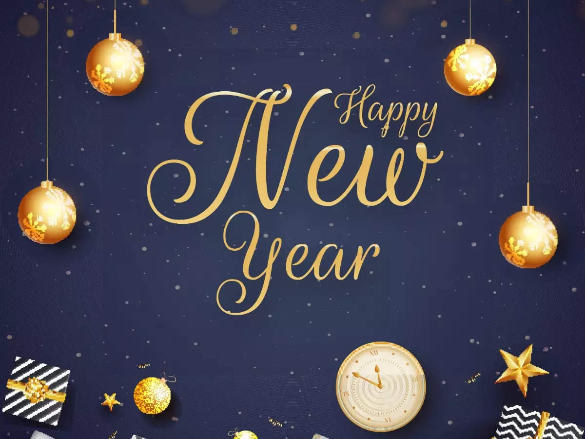 Happy New Year 2022 Images, Wishes &amp; Messages: New Year greeting card ideas  for 2022