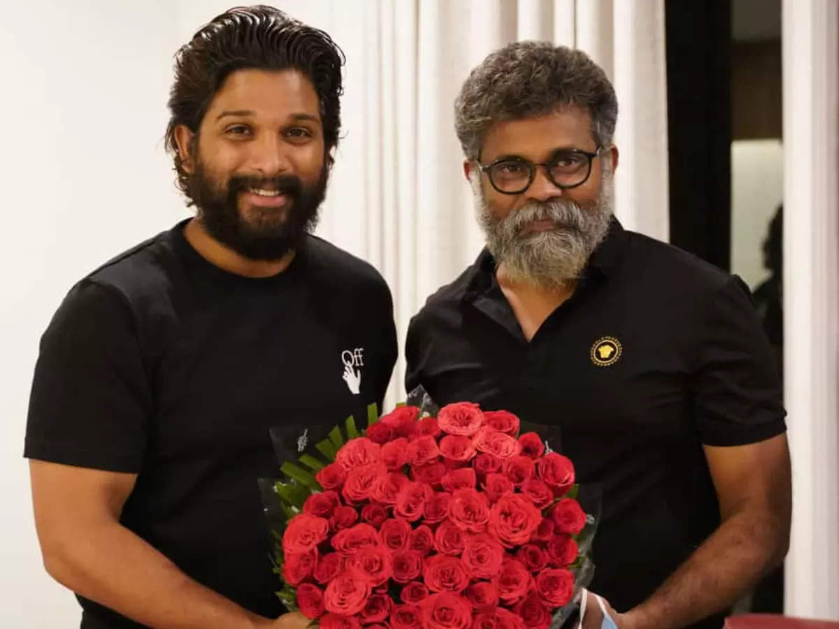 Allu Arjun wishes 'Pushpa' director Sukumar on his birthday | Telugu Movie News - Times of India