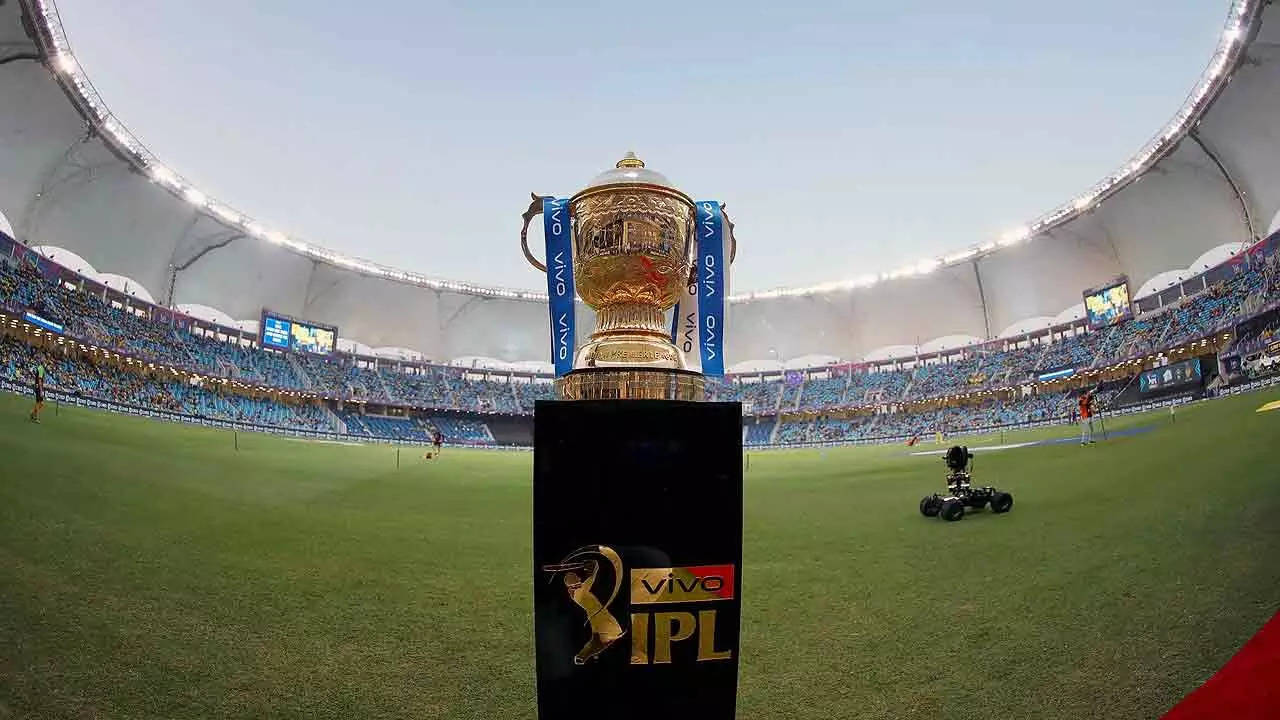 IPL Trophy. (ANI Photo)