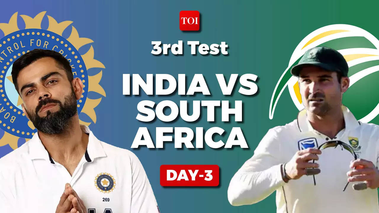 Highlights, IND vs SA 3rd Test Day 3 South Africa 101/2 at stumps, need another 111 to win