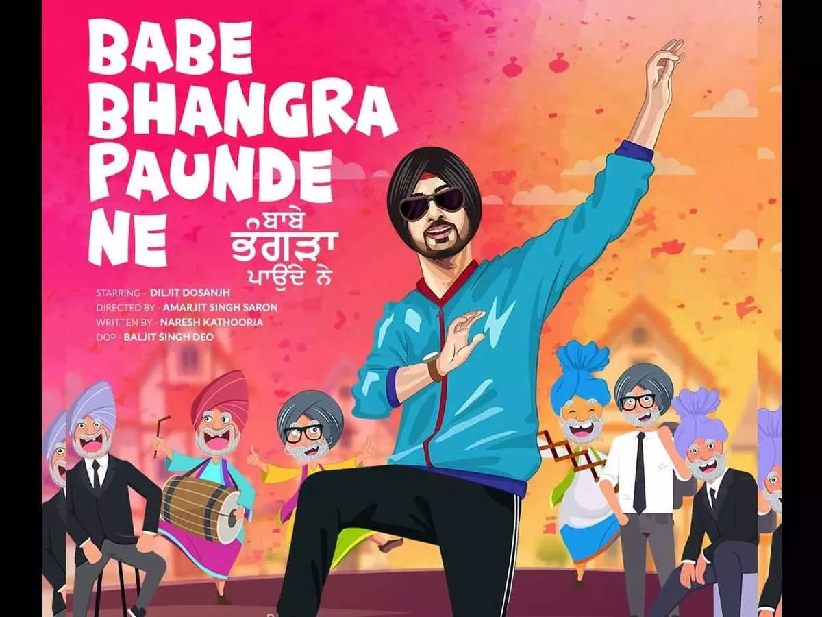 Diljit Dosanjh to hit the screens this Dussehra with 'Babe Bhangra Paunde  Ne' | Punjabi Movie News - Times of India