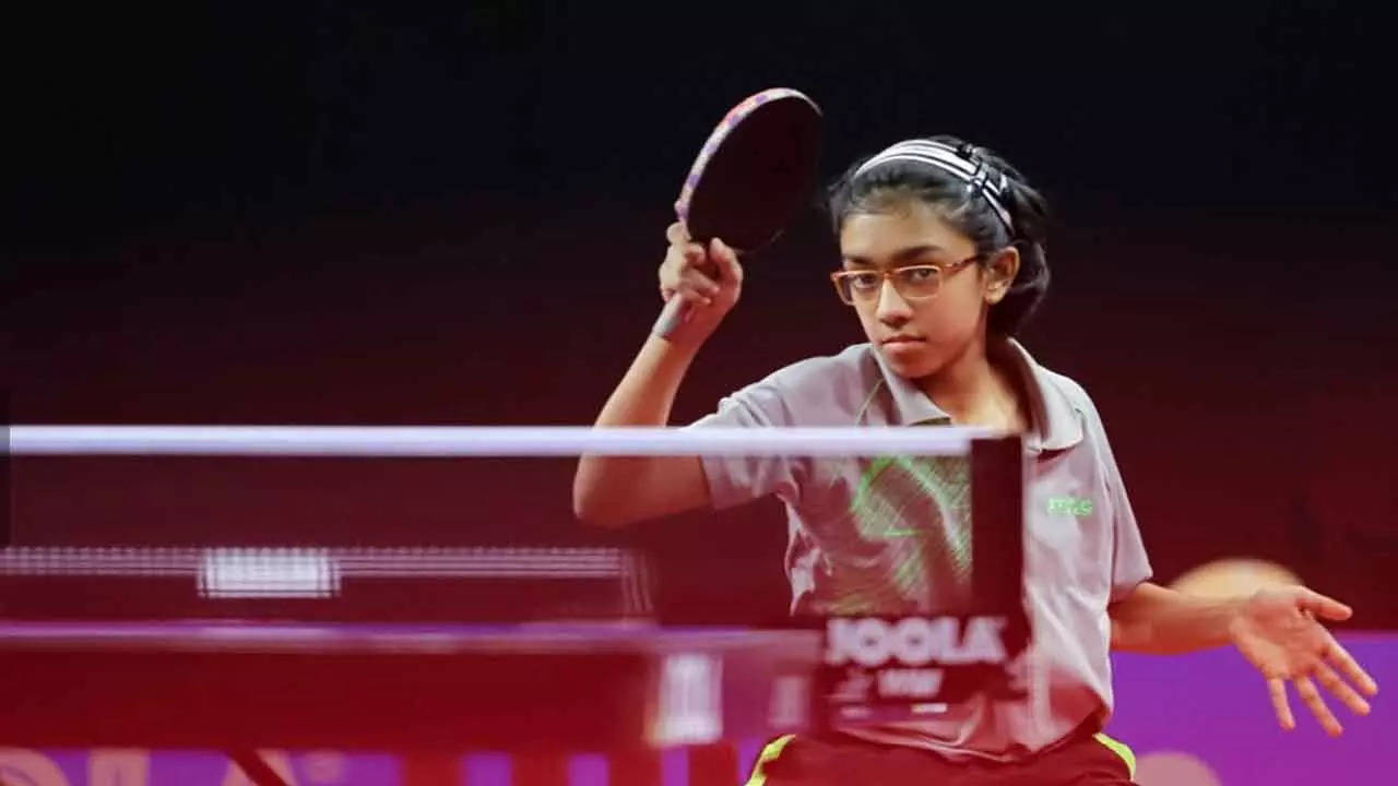 In 2021, Dhaani Jain won all five of the WTT tournaments she played in the under-11 category in Europe (Photo: TOI Arrangement) 