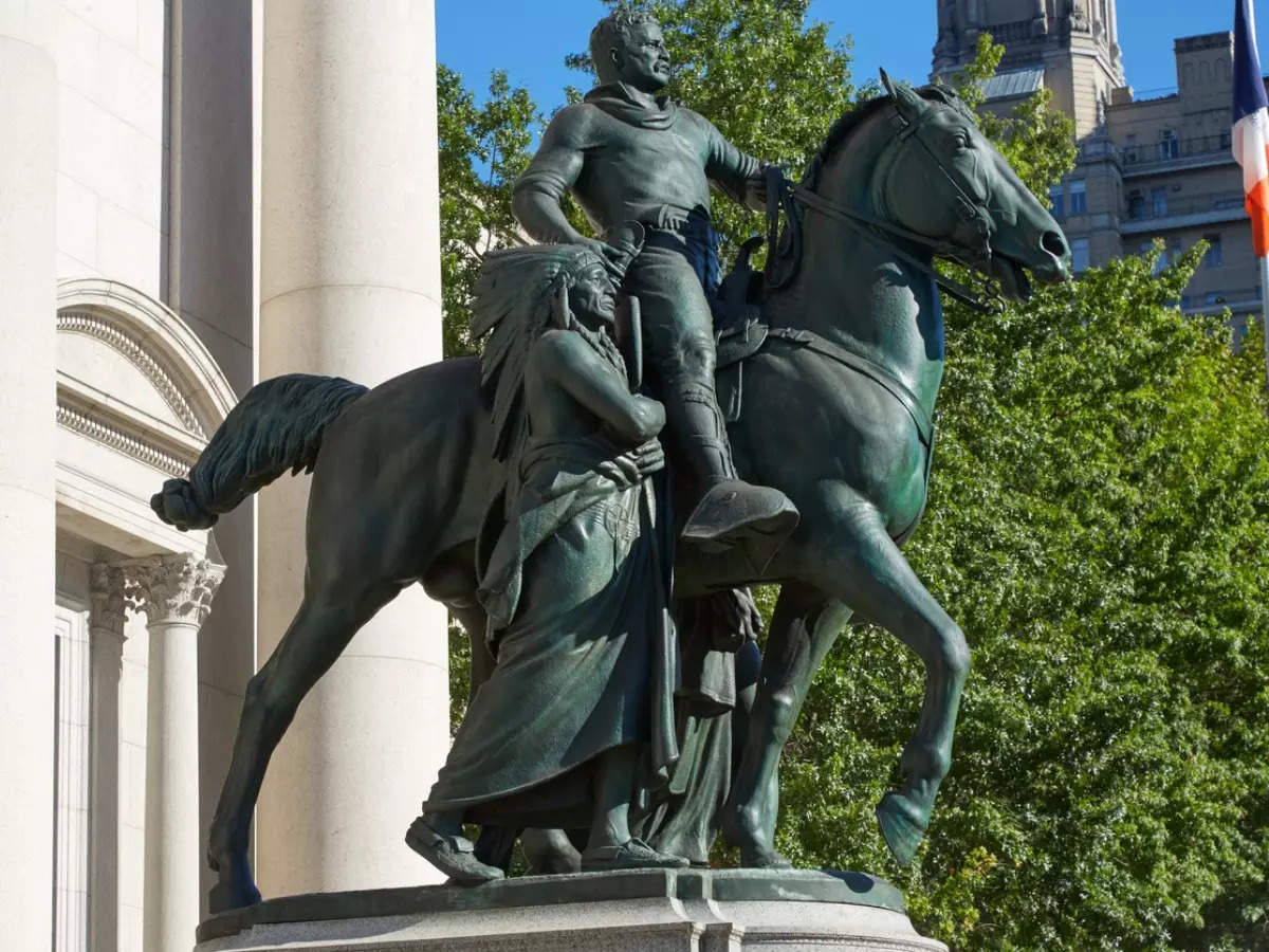 New York City: An 80 year old famous statue of Roosevelt gets removed owing to controversies