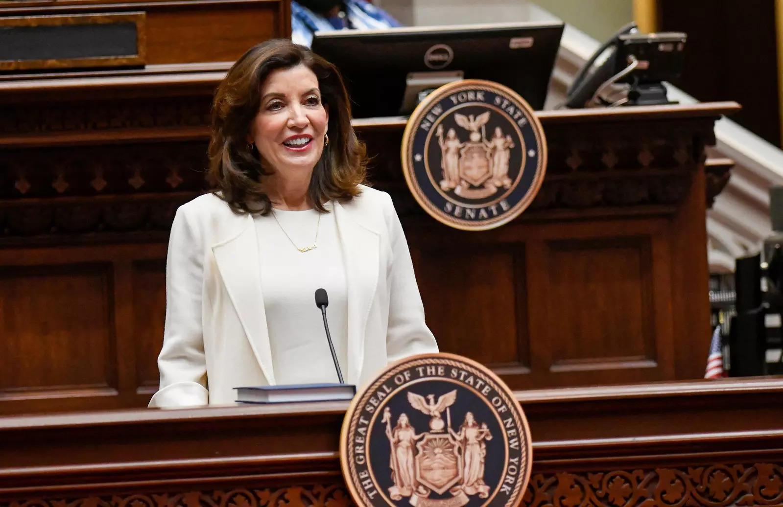 New York governor Kathy Hochul. (File photo: Reuters)