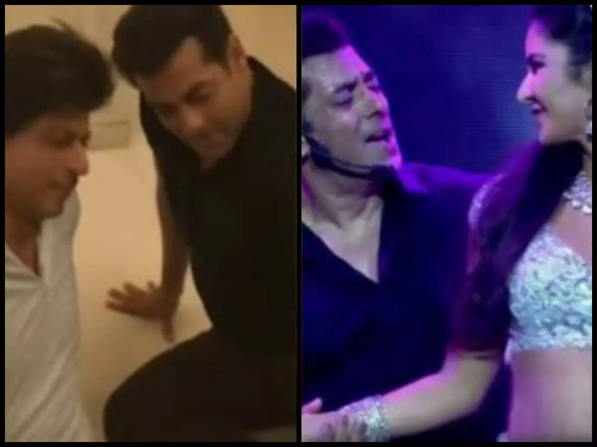 Dance With Me' song out: Salman Khan shows off his swag as he grooves with  Shah Rukh Khan, Katrina Kaif, Iulia Vantur and family | Hindi Movie News -  Times of India