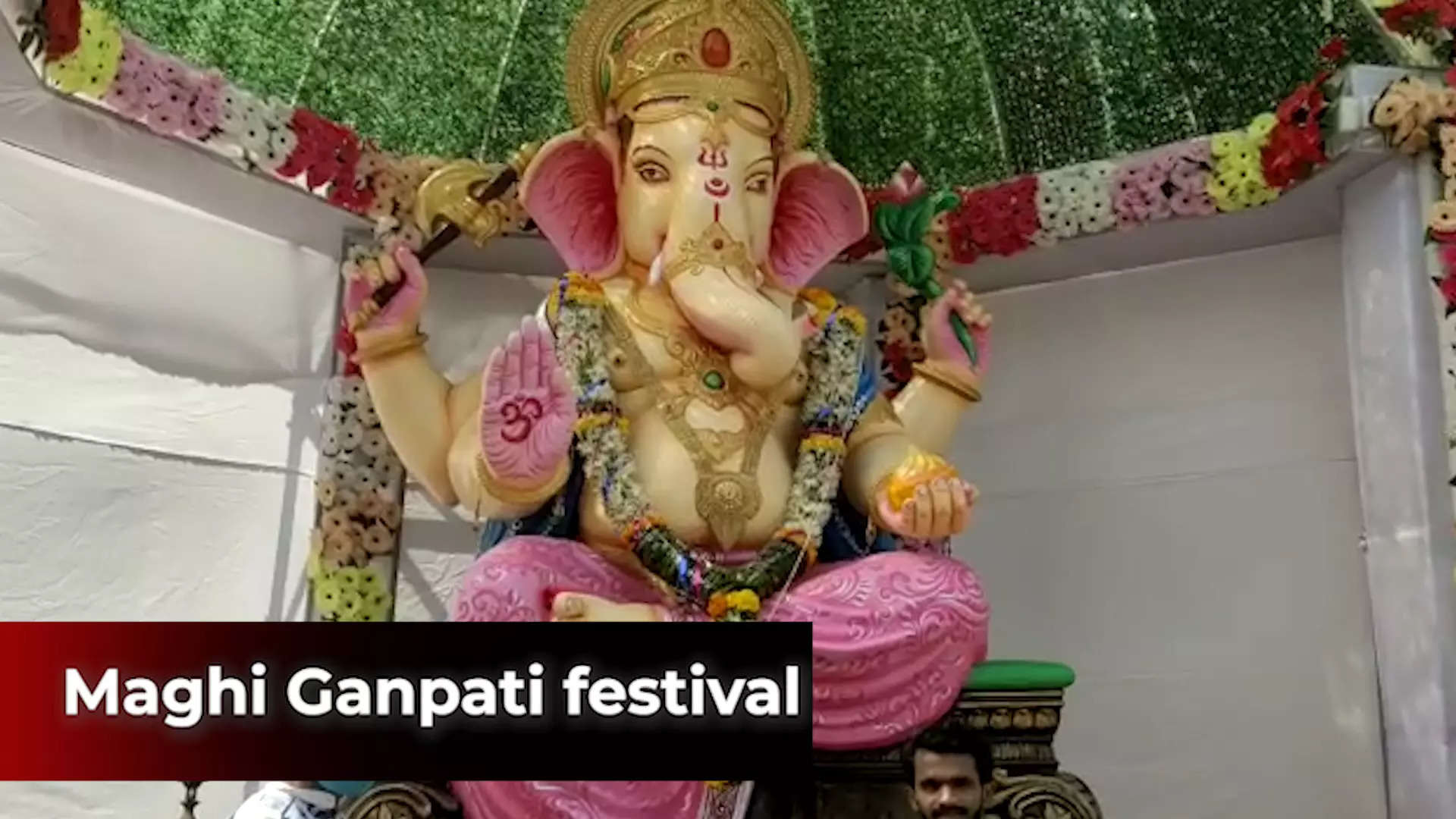 Navi Mumbai: 15-feet tall Ganpati idol installed for Maghi Ganpati festival  | TOI Original - Times of India Videos