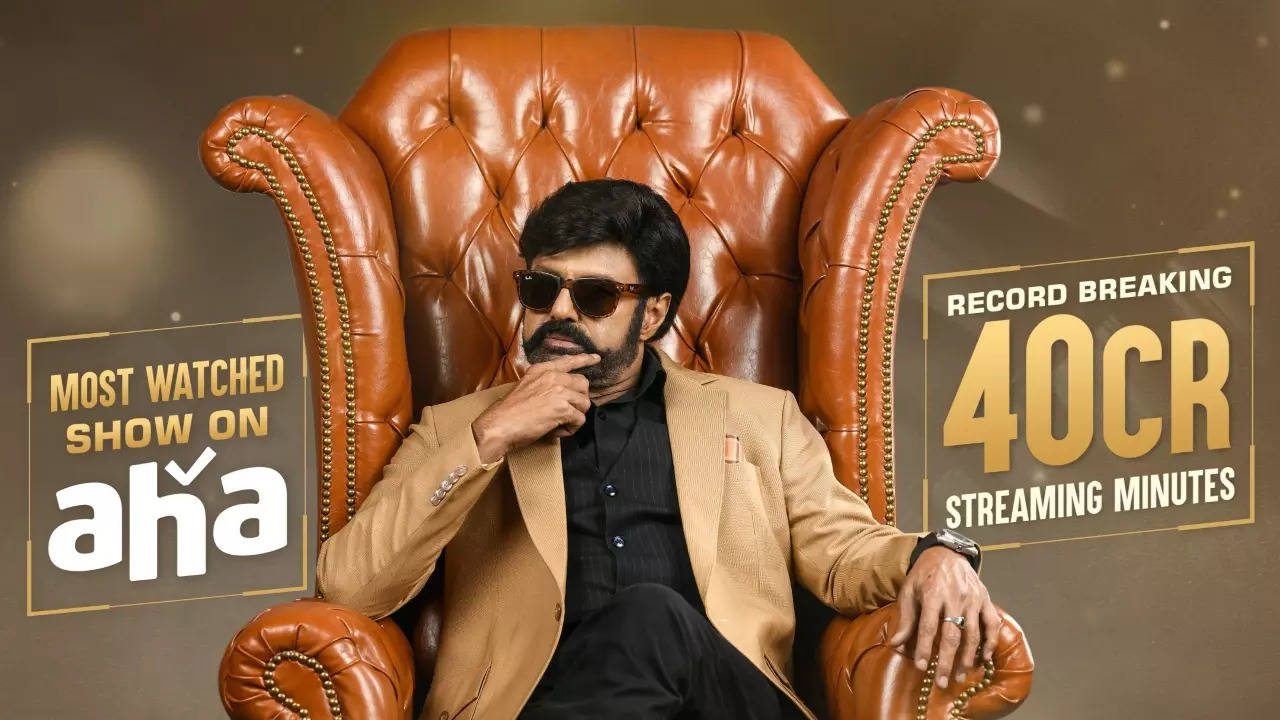 Balakrishna's 'Unstoppable with NBK' becomes most-watched Telugu OTT show - Times of India