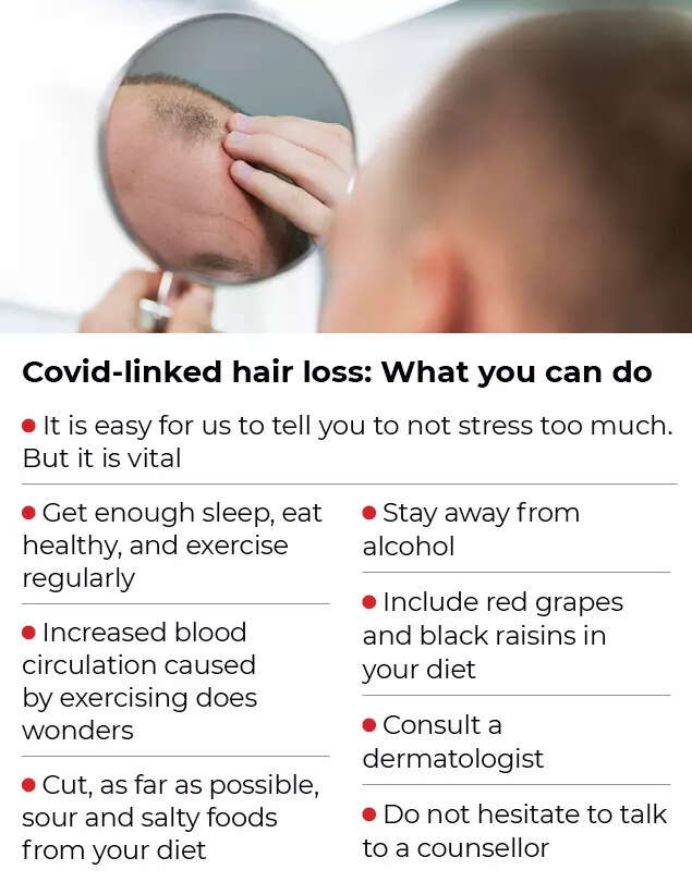 How hair loss is wrecking lives of Covid patients | India News - Times of India How hair loss is wrecking lives of Covid patients | India News - Times of India