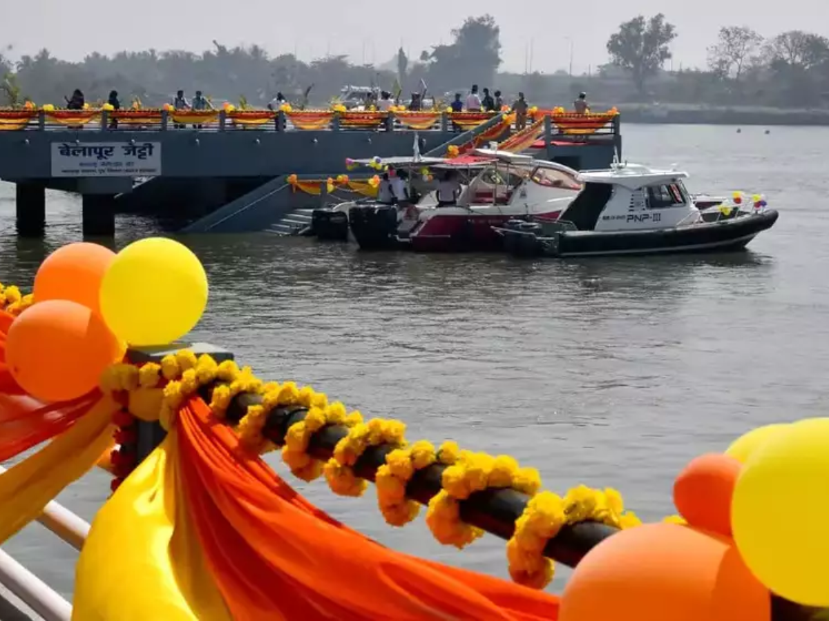 Mumbai's water taxi service gets flagged off