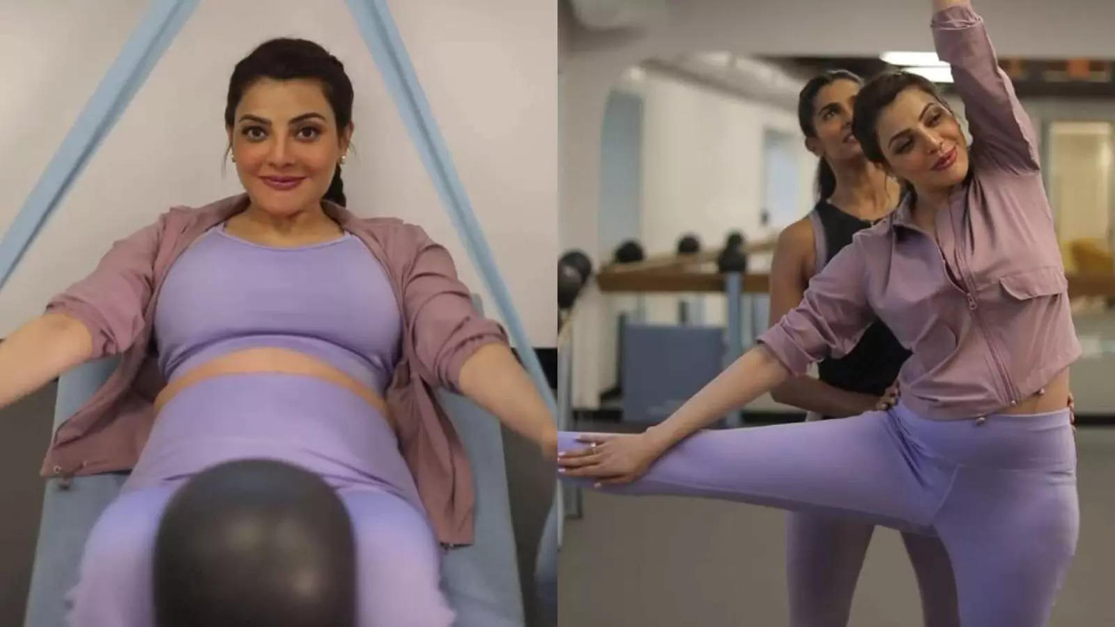 Kajol X Videos - Mom-to-be Kajal Aggarwal shares video of her workout session: 'This  transformative approach has me feeling stronger, longer and leaner' | Hindi  Movie News - Bollywood - Times of India