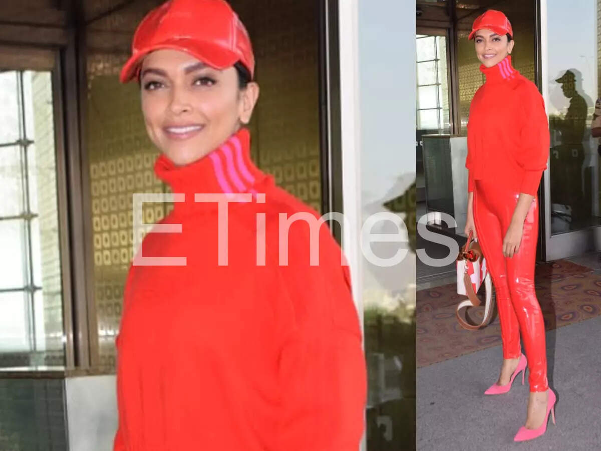Deepika Padukone looks fiery in red hot 