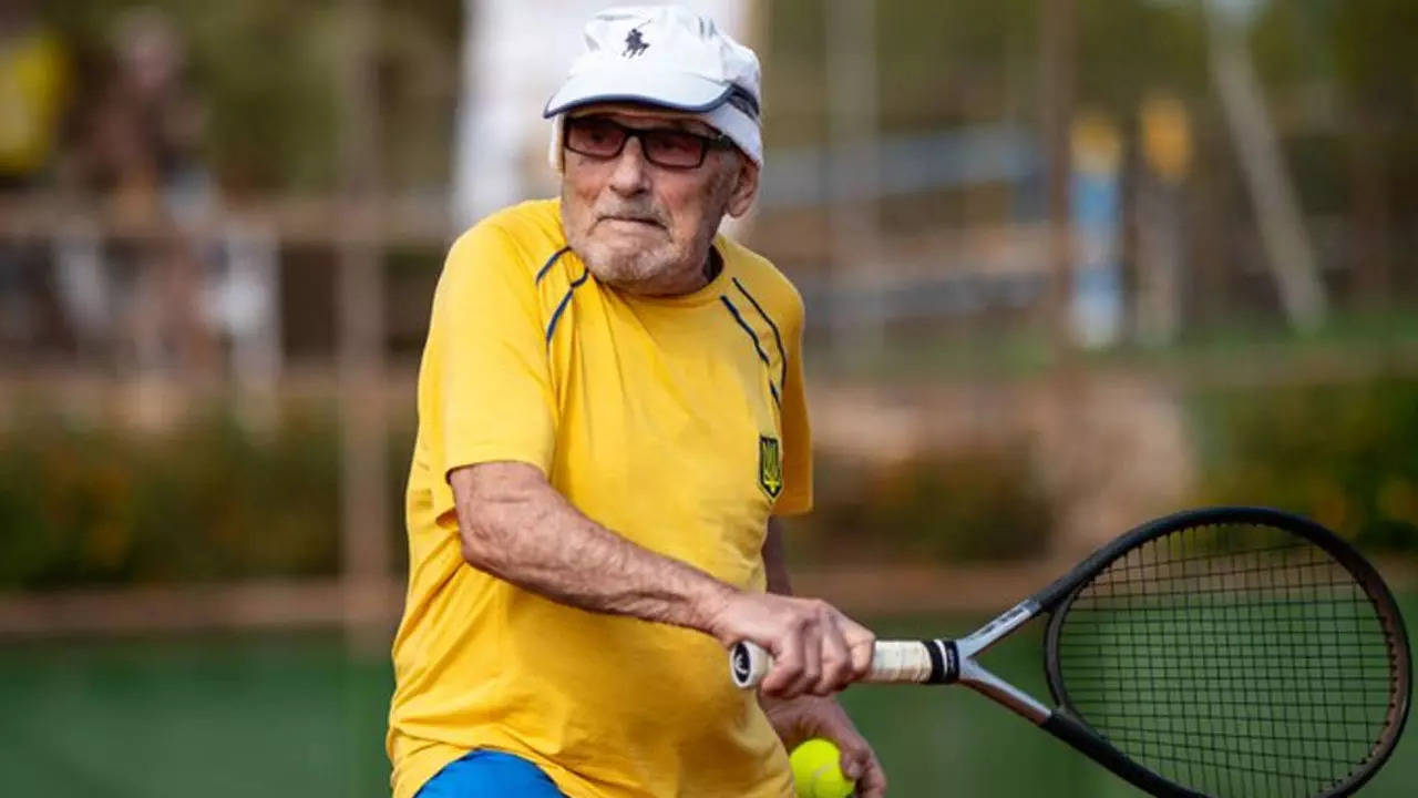 Bot Medic musicus I hope I live to reach 100': World's oldest tennis player staying put in  Ukraine war zone | Tennis News - Times of India