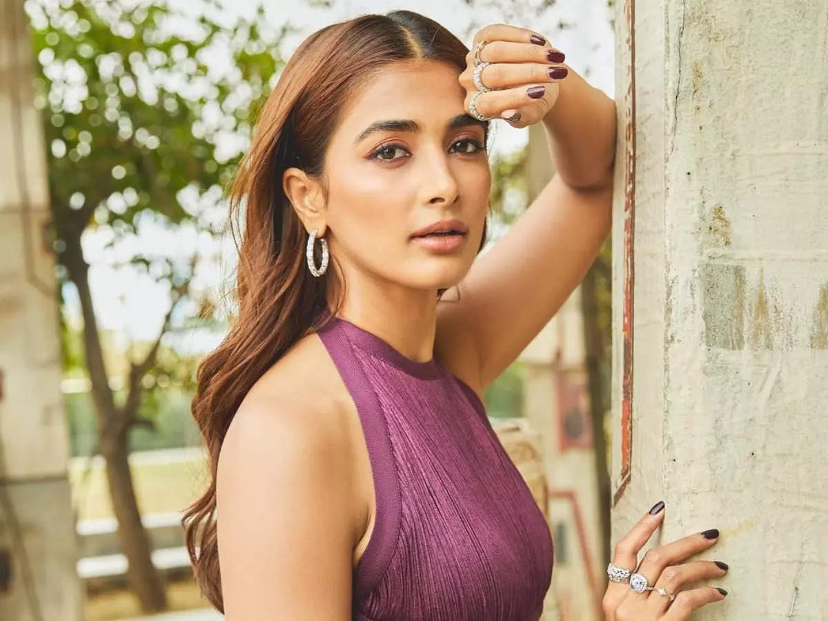 Pics: Pooja Hegde in bodycon midi dress looks jaw-dropping for the promotions of 'Radhe Shyam' | Telugu Movie News - Times of India