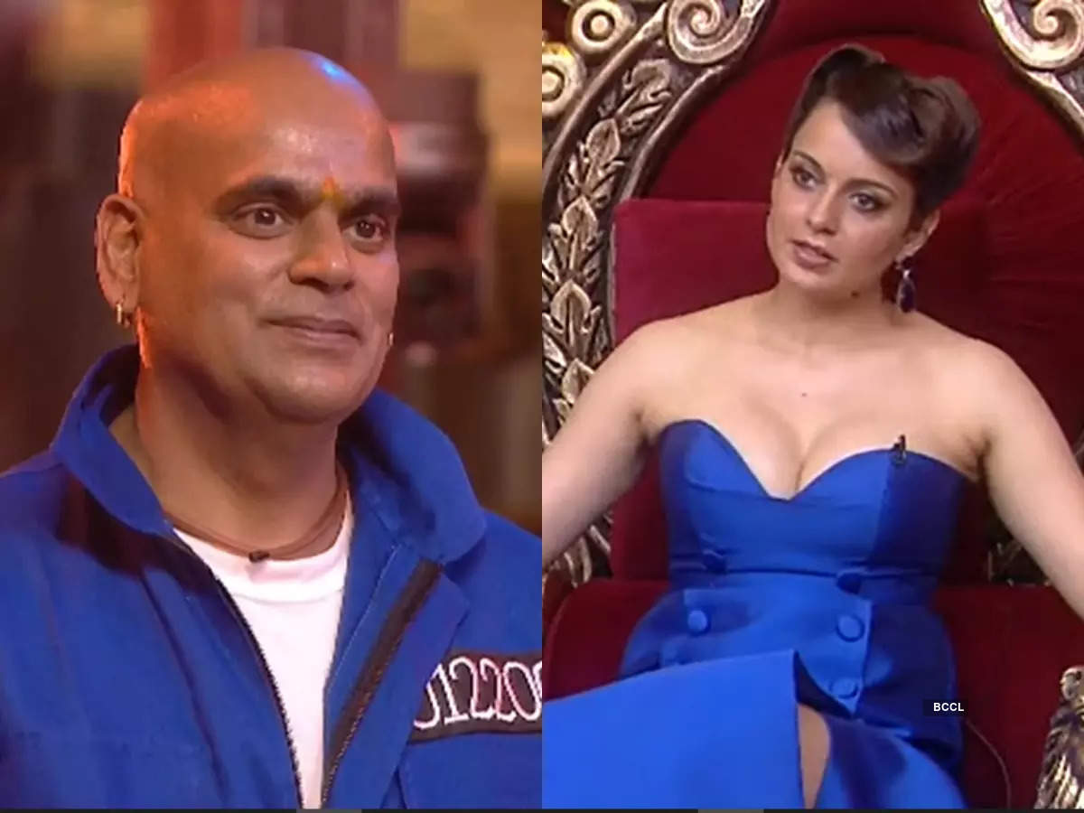 Lock Upp: Swami Chakrapani Maharaj gets evicted; host Kangana Ranaut says &amp;#39;I am upset with your give up attitude&amp;#39; - Times of India