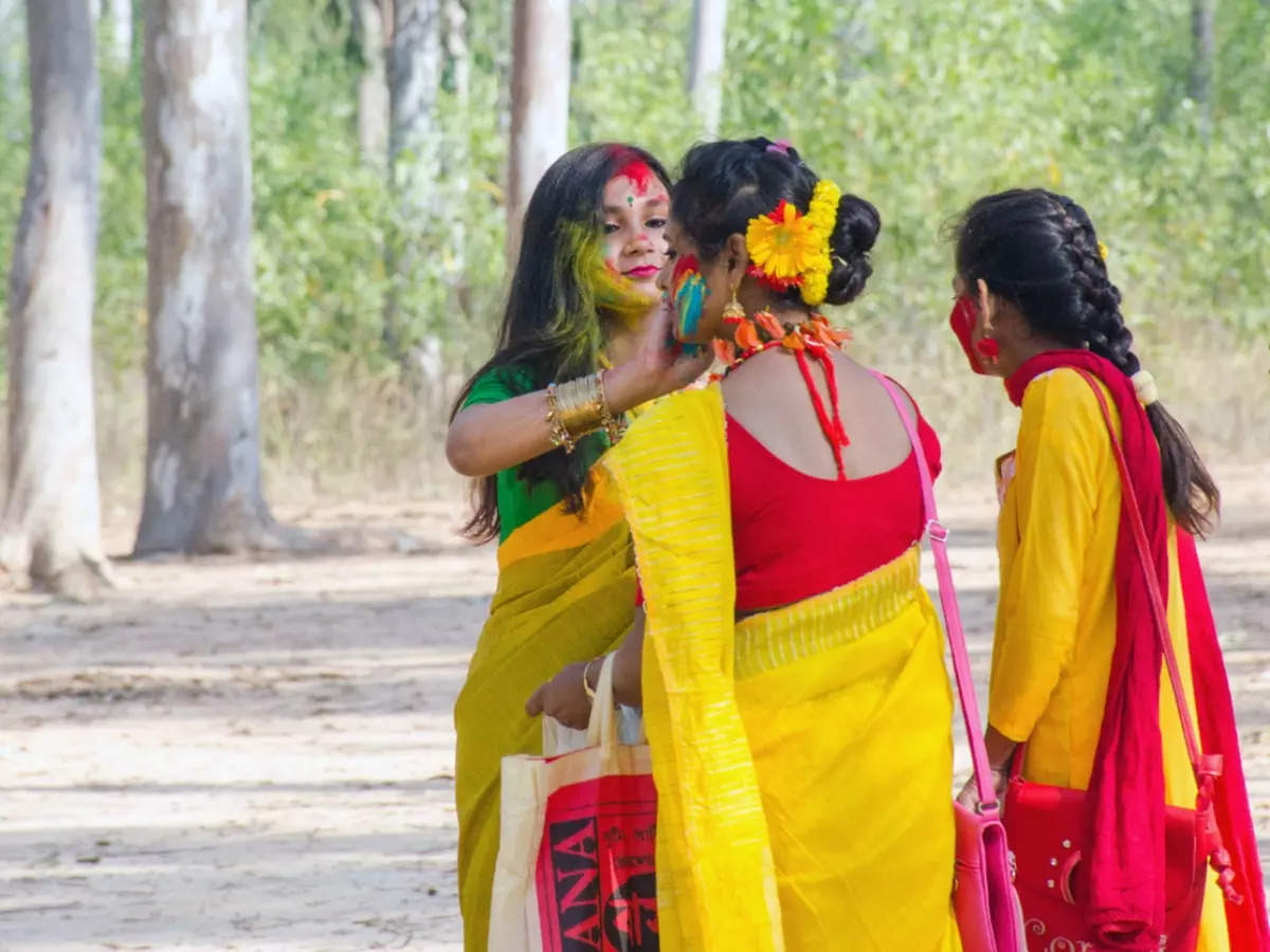 Holi in Shantiniketan is a homage to spring