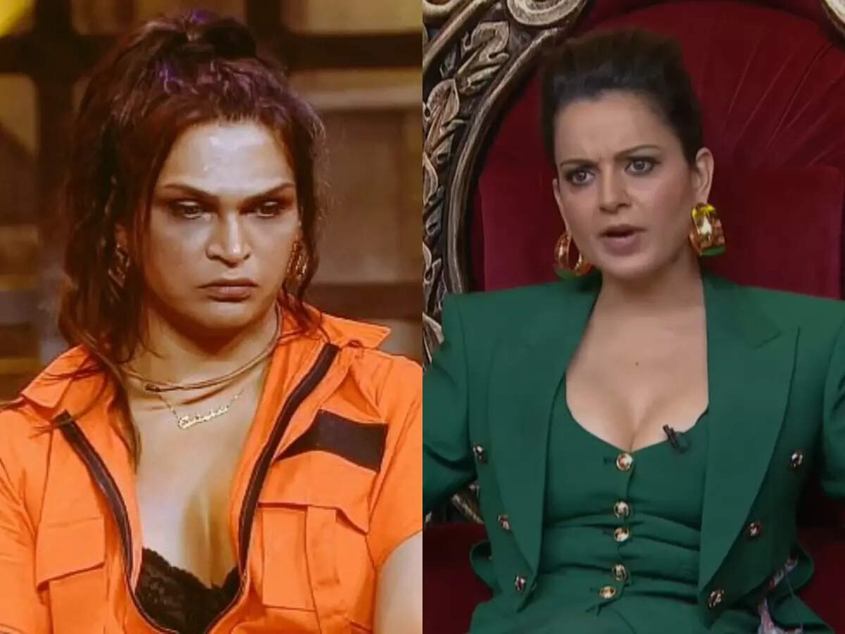 Lock Upp: Kangana Ranaut loses her cool and evicts Saisha Shinde; says,  “Mere sath badtameezi kabhi mat karna, please leave” - Times of India