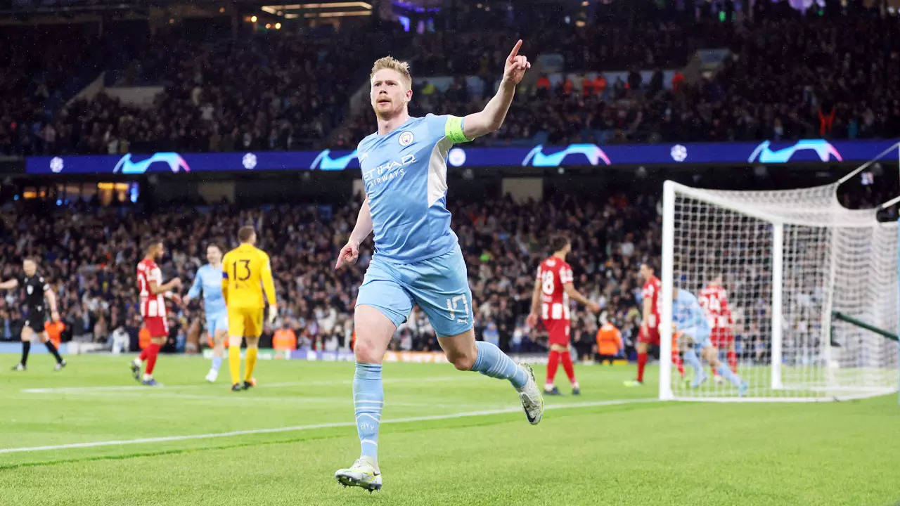 Champions League: Kevin De Bruyne gives Manchester City slender lead over  stubborn Atletico Madrid