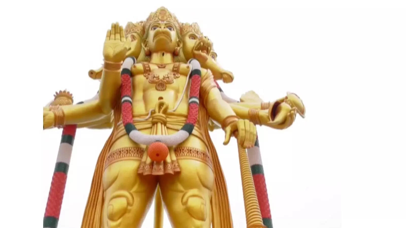 Karnataka CM Bommai unveils 161-ft tall Panchamukhi Anjaneya Swamy ...