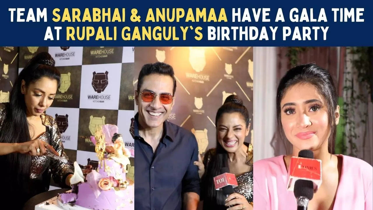 Shivangi Joshi At Rupali Ganguly S Birthday Bash We Have An Unsaid Special Connection Tv Times Of India Videos