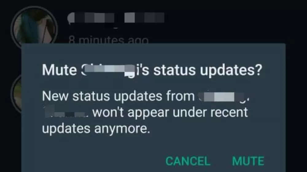 Status How to mute and unmute status updates on WhatsApp