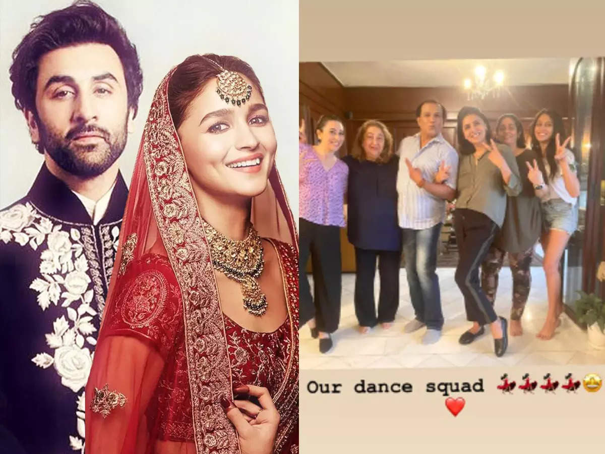 Ranbir Kapoor-Alia Bhatt wedding: Neetu Kapoor introduces her 'dance squad'  ahead of sangeet | Hindi Movie News - Times of India