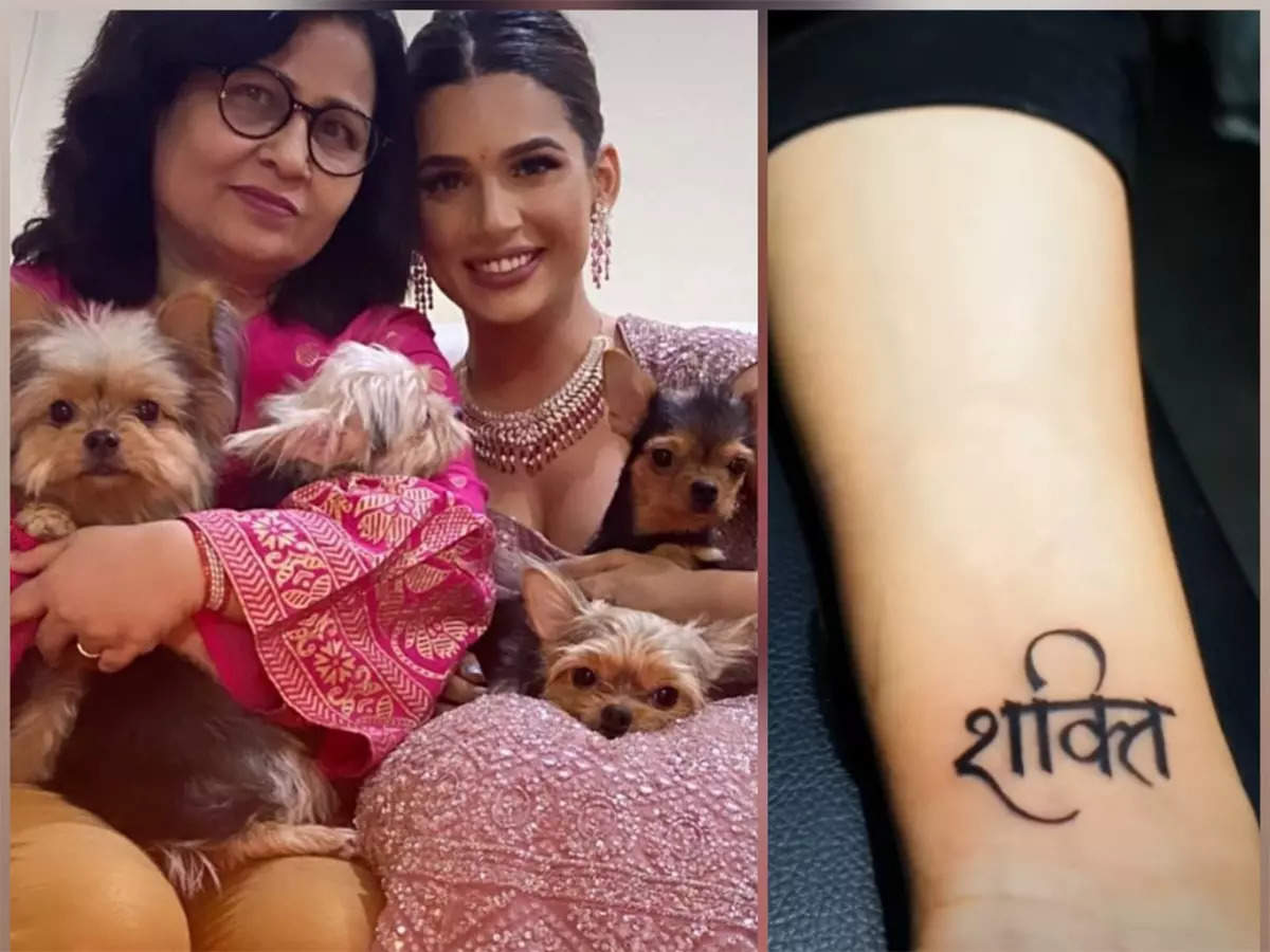 Naina Singh tattoos her mother's name 'Shakti' on her wrist; says 'it's to  fill up the void in my heart' - Times of India