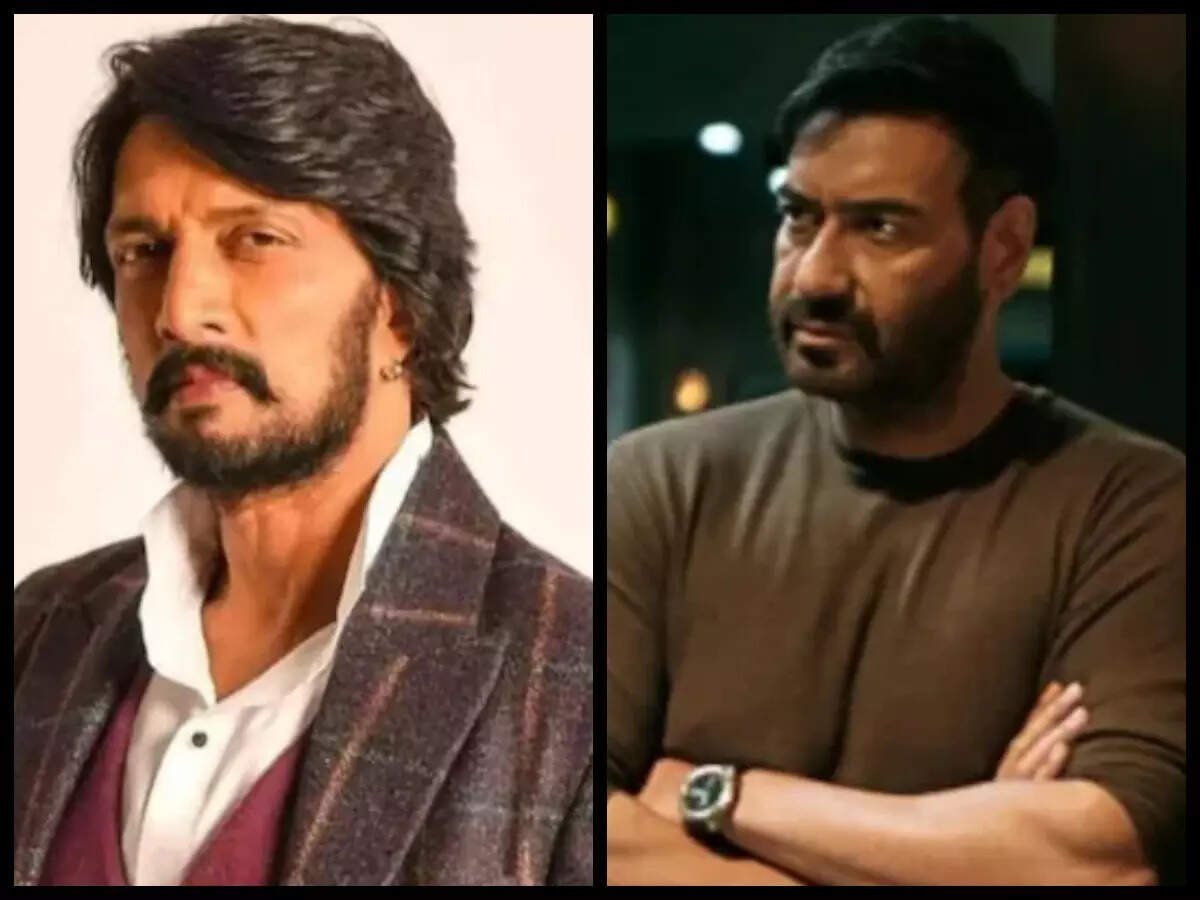 Ajay Devgn's 'Hindi will always be our national language' statement said to Kiccha Sudeep faces massive backlash on Twitter | Hindi Movie News - Times of India