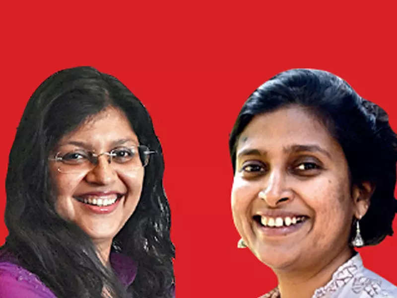 Harini Nagendra (L) & Seema Mundoli teach climate science and sustainability at Azim Premji University