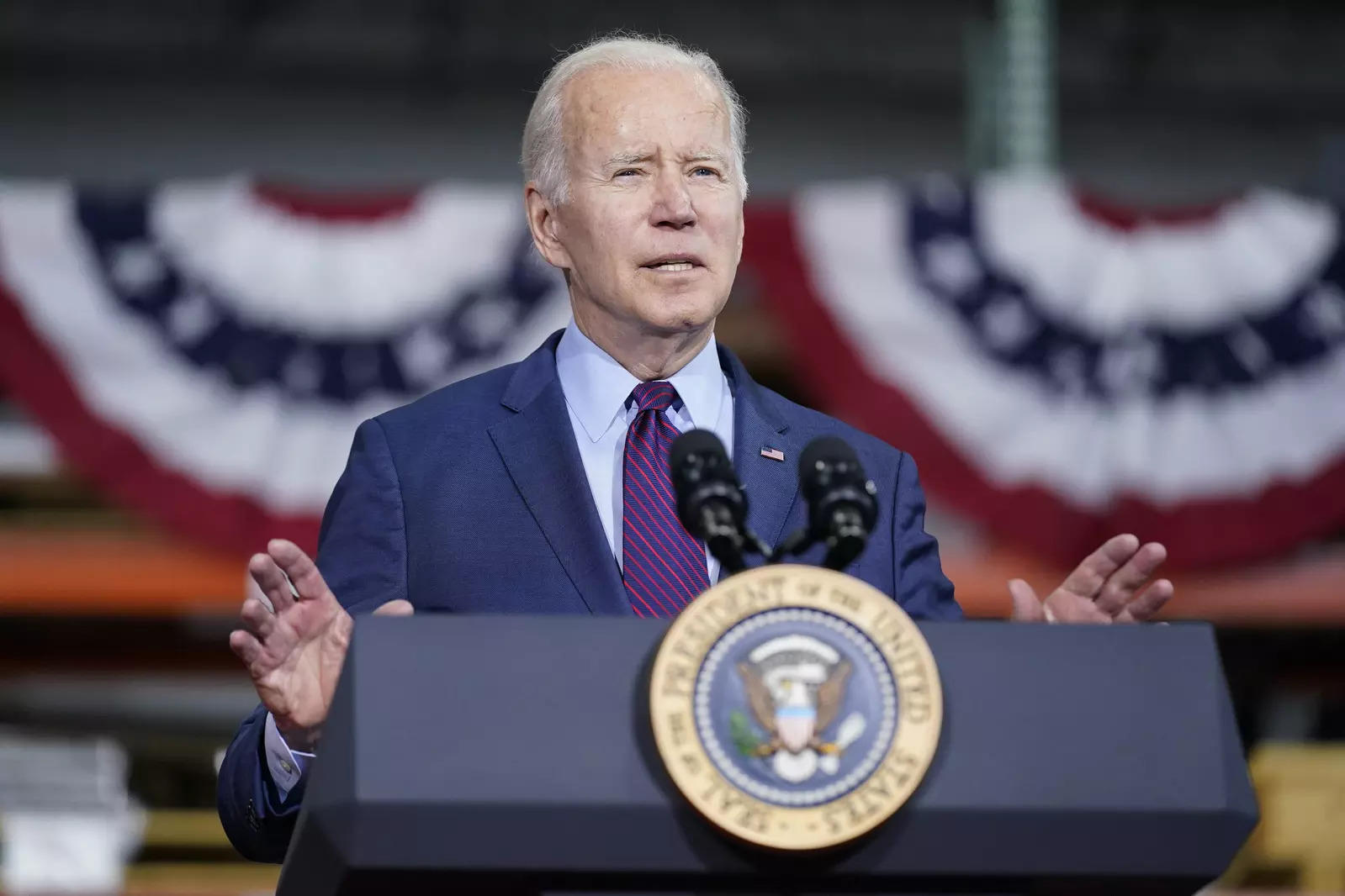 President Joe Biden and his top aides saying China is increasingly trying to use its economic and military clout to bend the "rules-based international order" to its will.