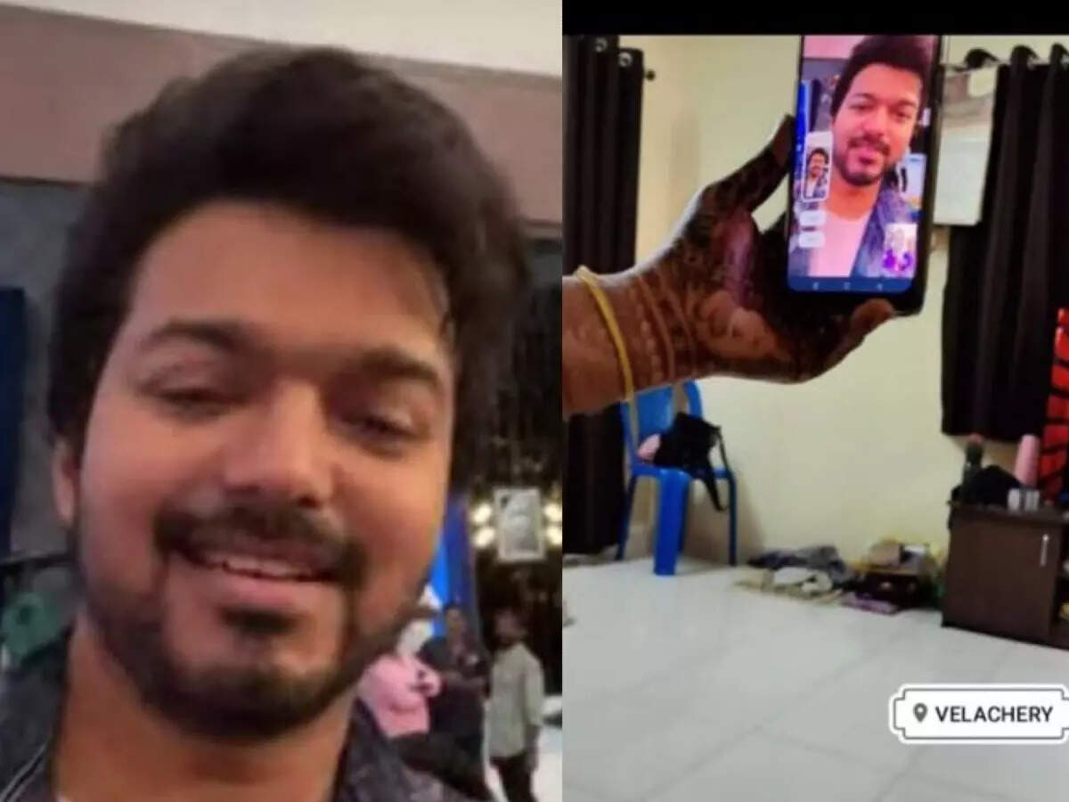Vijay's look from Thalapathy 66' revealed as a sreen grab from a video call goes viral | Tamil Movie News - Times of India Vijay's look from Thalapathy 66' revealed as a sreen grab from a video call goes viral | Tamil Movie News - Times of India