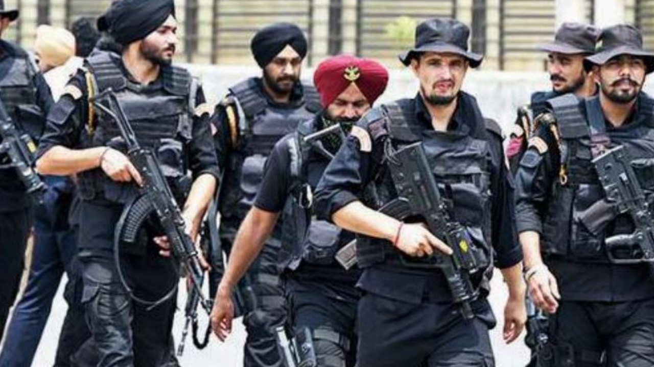 Security forces step up vigil in Mohali on Tuesday