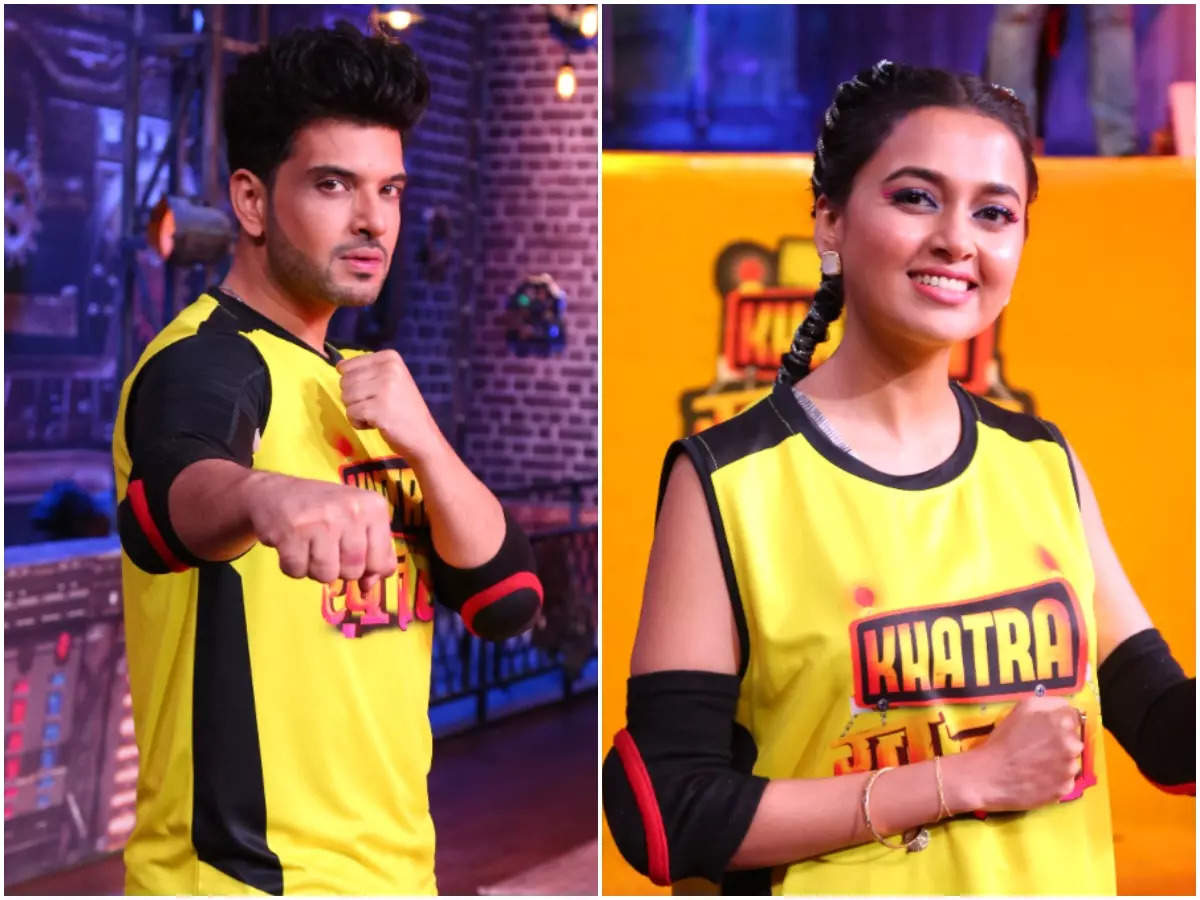 The Khatra Khatra Show: Bharti Singh roasts Karan Kundrra and Tejasswi  Prakash; asks if he has hired a person to call paparazzi to click their  pics - Times of India