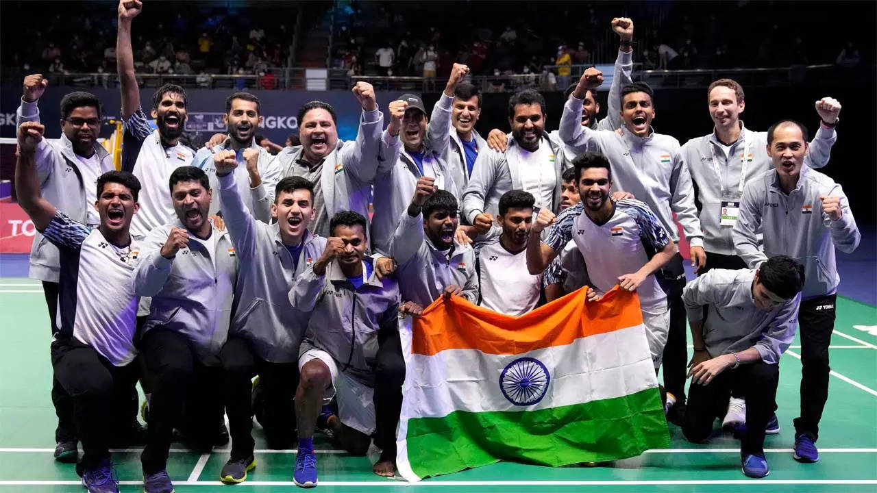 Entire nation is elated India rejoices in historic Thomas Cup badminton triumph Badminton News