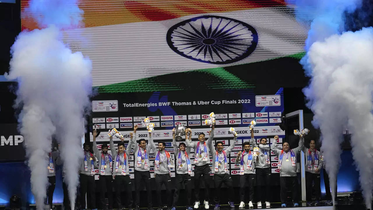 Thomas Cup 2022 Winner Indian badmintons Thomas Cup heroics knock even cricket off front pages Badminton News