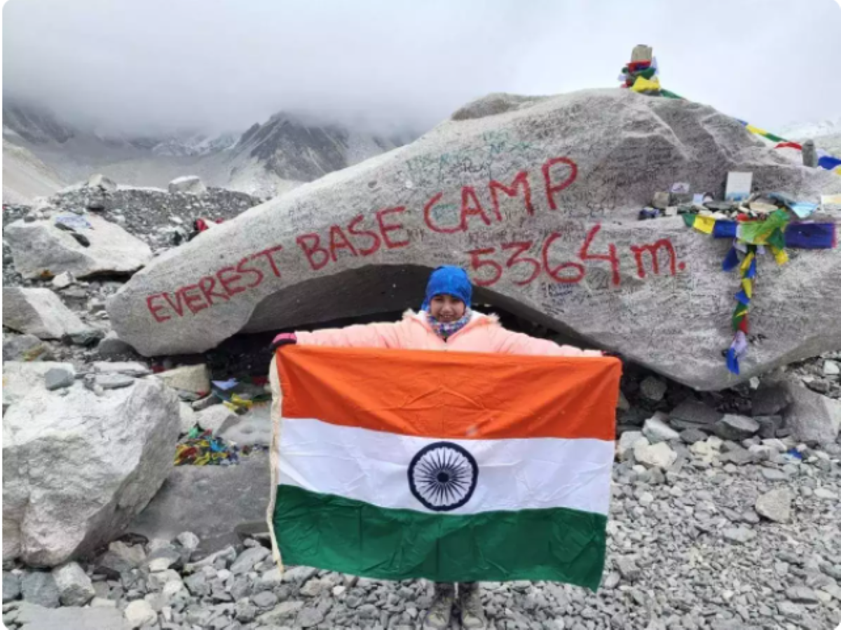 10-year-old Mumbai girl summits Mount Everest Base Camp