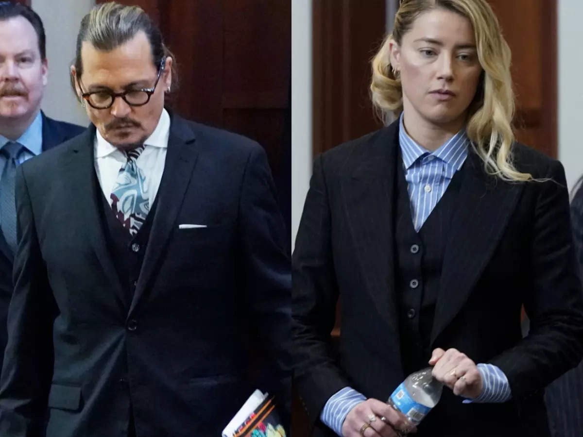 Netizens troll Amber Heard for aping Johnny Depp's outfits during court  trials - Times of India