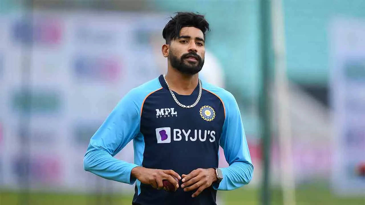 Mohammed Siraj is not too bothered about people bracketing him as a red-ball specialist after enduring a poor IPL. (Photo by Gareth Copley/Getty Images)
