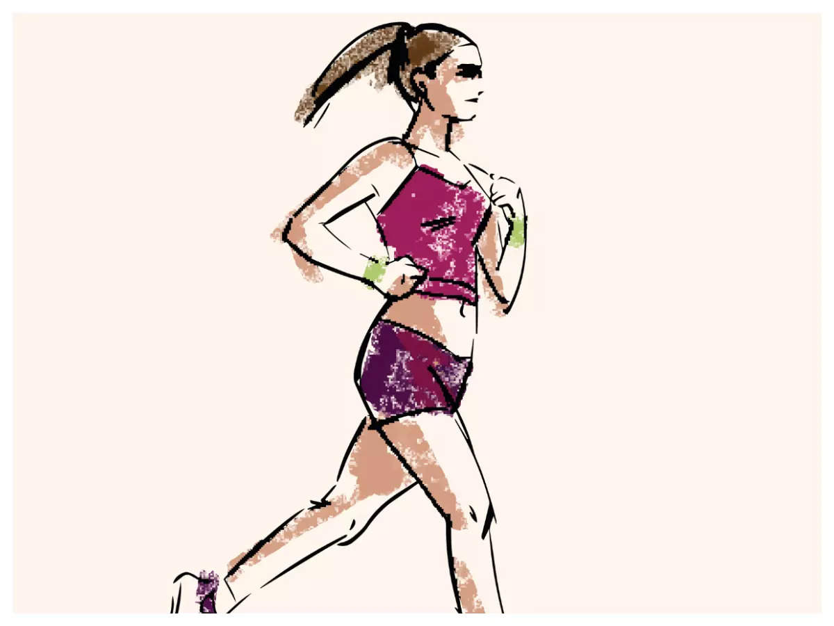 Зарисовки людей спорт бег