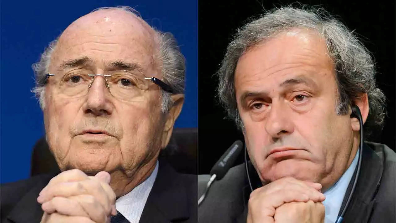 Sepp Blatter and Michel Platini. (AFP Photo)