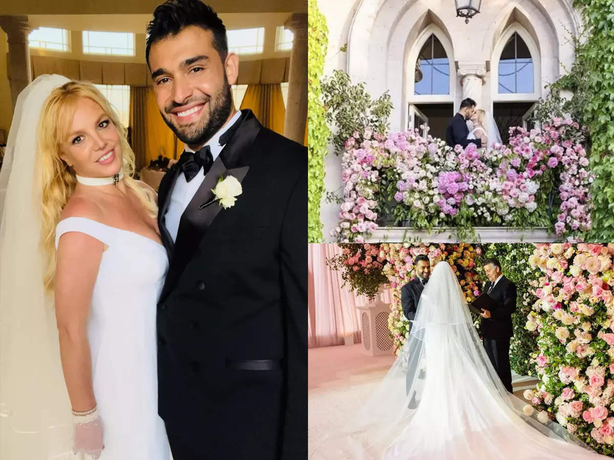 Pop princess Britney Spears ties the knot with Sam Asghari in a royal  wedding - Pics inside | English Movie News - Times of India